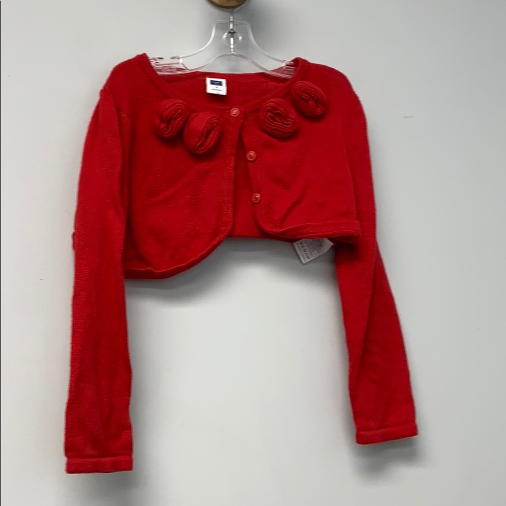 3T children’s red holiday cropped sweater